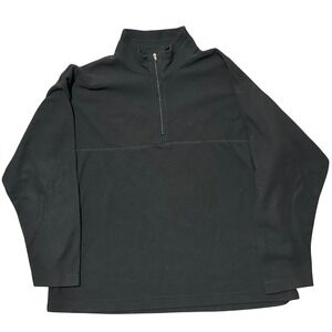 Patagonia Micro D Fleece 1/4 Zip Pullover Black Men's Size L